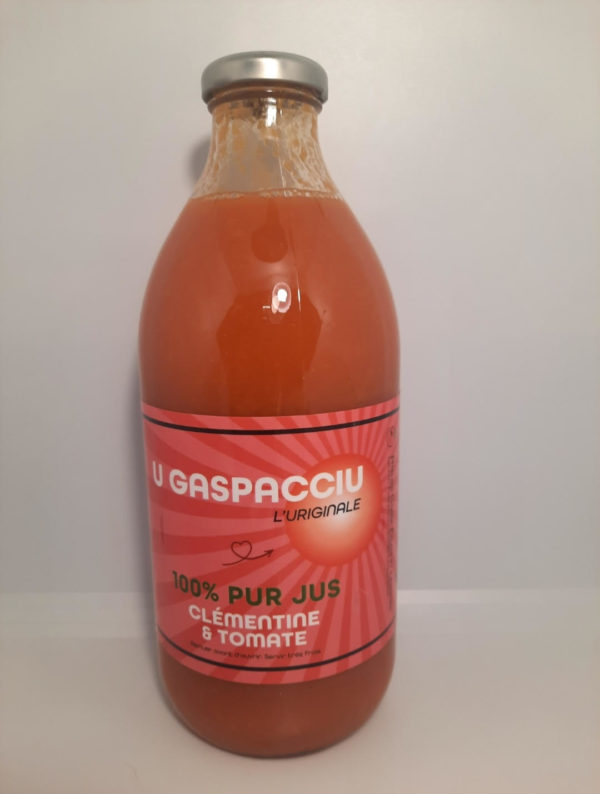JUS DE CLÉMENTINE ET TOMATE DE CORSE
